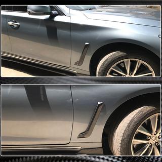 Cubiertas de aletas delanteras de carbono (para Q50 Base/Sport 2014-2020) foto 4