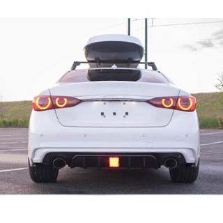 Difusor de parachoques trasero V1 (para Q50 Base/Sport 2018-2023) Infiniti Q50/Q60 2013-2024 foto 2