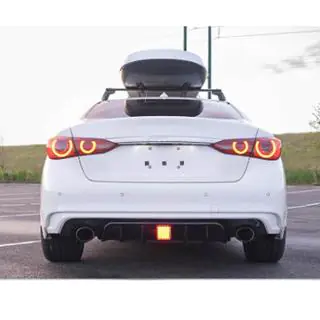 Difusor de parachoques trasero V1 (para Q50 Base/Sport 2018-2023) foto 3