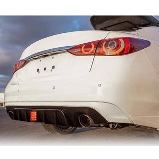 Difusor de parachoques trasero V1 (para Q50 Base/Sport 2018-2023) Infiniti Q50/Q60 2013-2024 foto 3