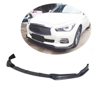 Labio Delantero V1 para Q50 Base 2014-2017 Carbono Infiniti Q50/Q60 2013-2024 foto 1