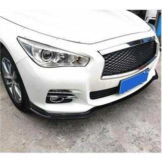 Labio Delantero V1 para Q50 Base 2014-2017 Carbono Infiniti Q50/Q60 2013-2024 foto 3