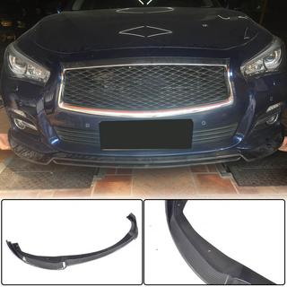 Labio Delantero V2 para Q50 Base 2014-2017 Carbono Infiniti Q50/Q60 2013-2024 foto 1