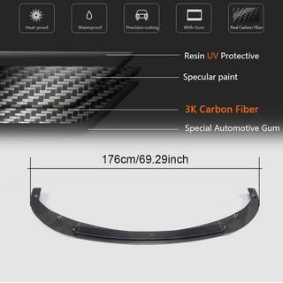 Labio Delantero V2 para Q50 Base 2014-2017 Carbono Infiniti Q50/Q60 2013-2024 foto 4