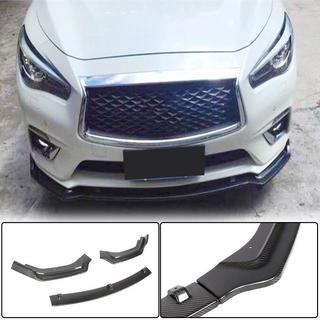 Lip delantero V2 para Q50 Base 2018-2023, Carbono Infiniti Q50/Q60 2013-2024 foto 1