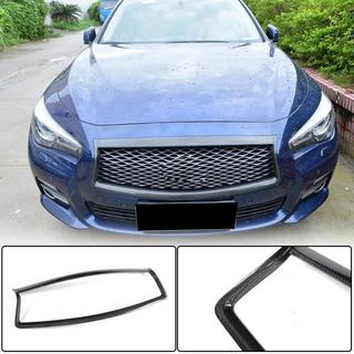 Moldura de parrilla delantera (para Q50 Base/Sport 2014-2017, Carbono) Infiniti Q50/Q60 2013-2024 foto 1