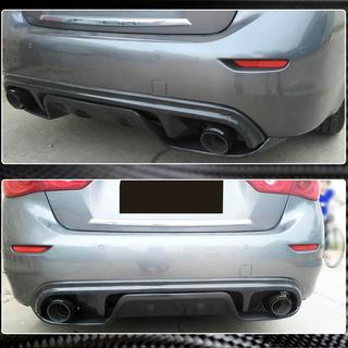 Difusor Trasero de Parachoques V3 para Q50 Base/Sport 2014-2017, Carbono foto 3
