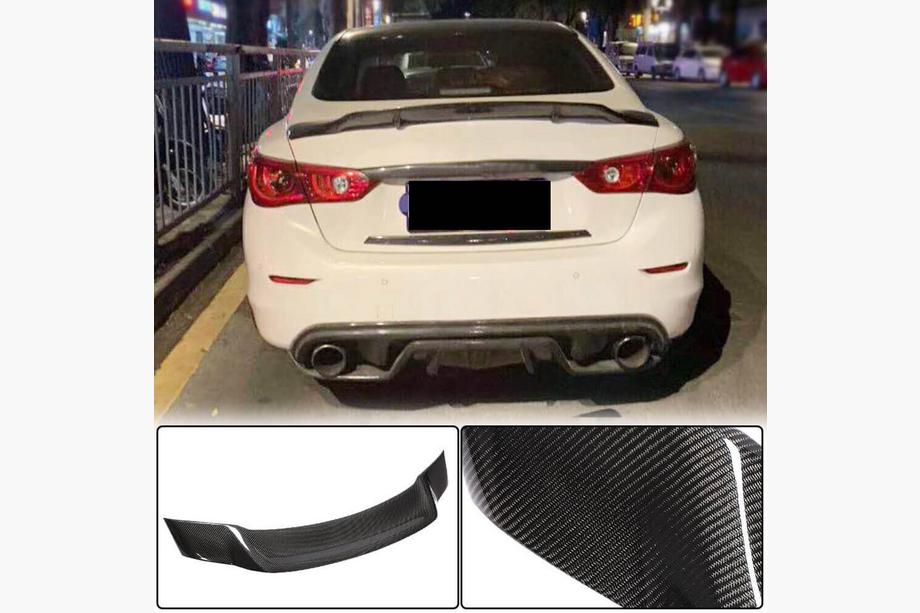 Infiniti Q50/Q60 2013-2024 Alerón V1 (para Q50, Carbono) Image