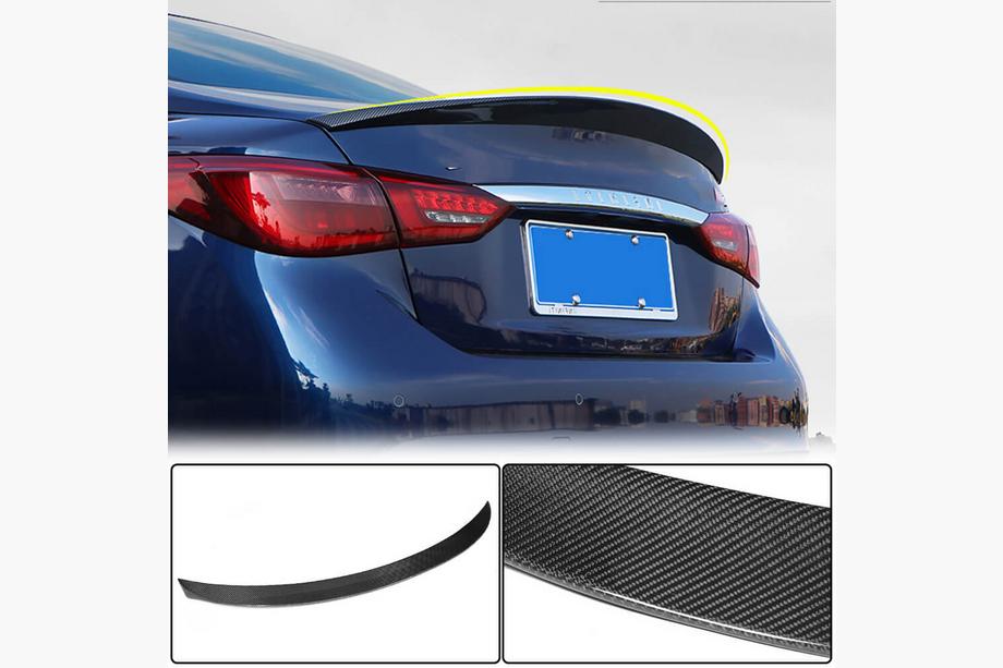Infiniti Q50/Q60 2013-2024 Alerón V7 (para Q50, Carbono) Image