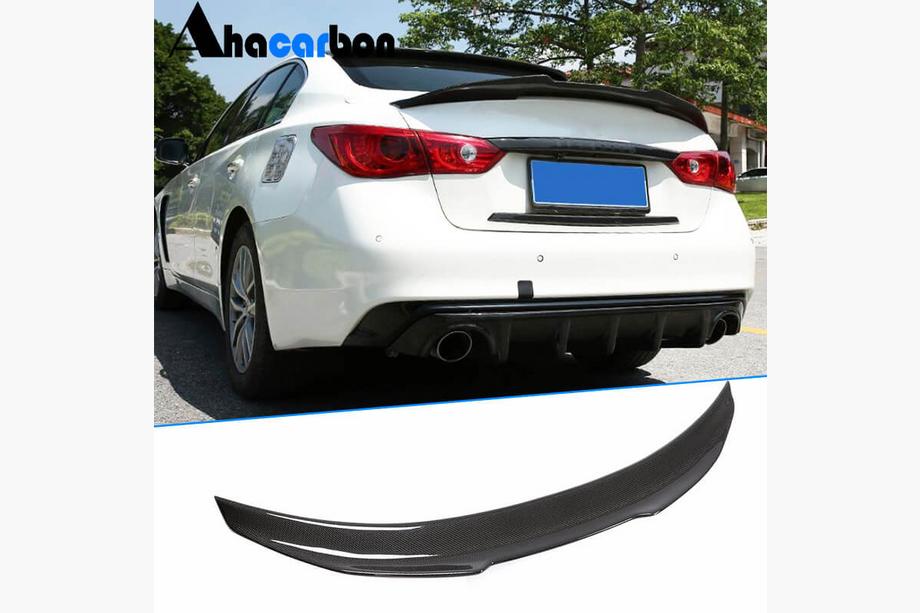 Infiniti Q50/Q60 2013-2024 Alerón V5 (para Q50, Carbono) Image