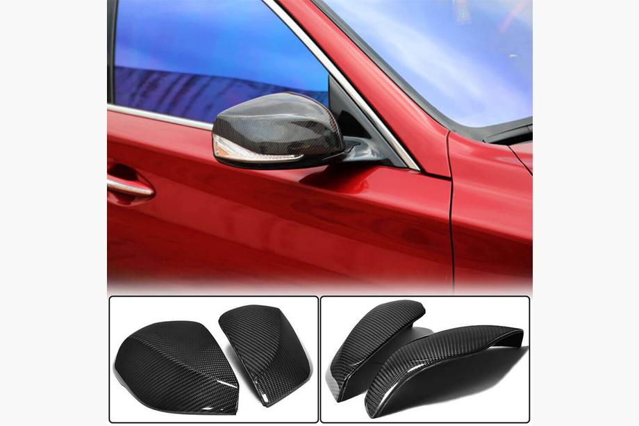 Infiniti Q50/Q60 2013-2024 Cubiertas de Espejos V1 (Carbono) Image