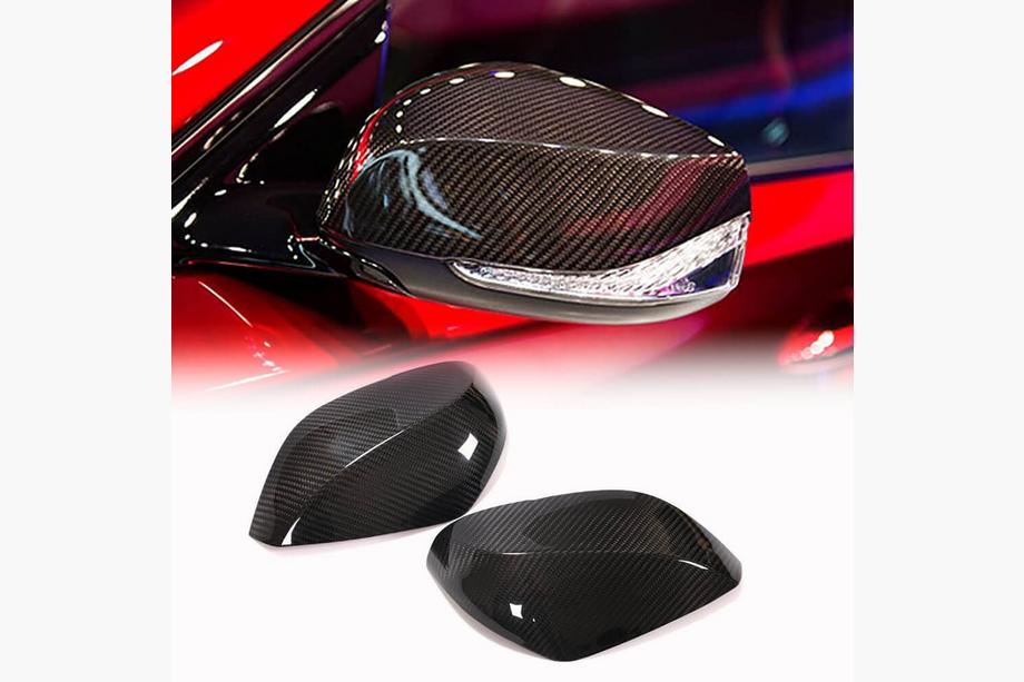 Infiniti Q50/Q60 2013-2024 Cubiertas de Espejos V2 (Carbono) Image