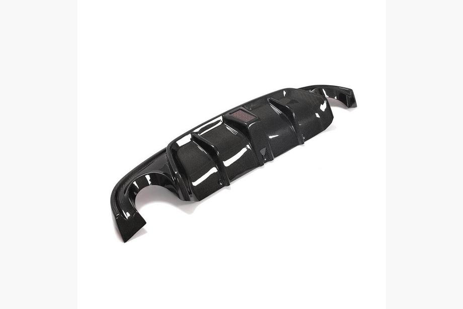 Infiniti Q50/Q60 2013-2024 Difusor Trasero de Parachoques V4 (para Q50 Base/Sport 2014-2017, Carbono) Foto 9