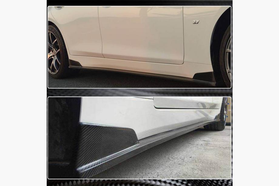 Infiniti Q50/Q60 2013-2024 Faldones Laterales V1 (para Q50, Carbono) Foto 6