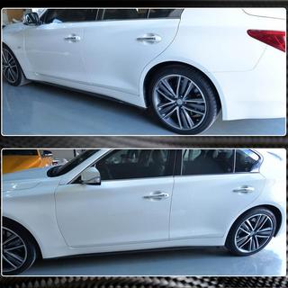 Faldones Laterales V2 (para Q50, Carbono) Infiniti Q50/Q60 2013-2024 foto 3