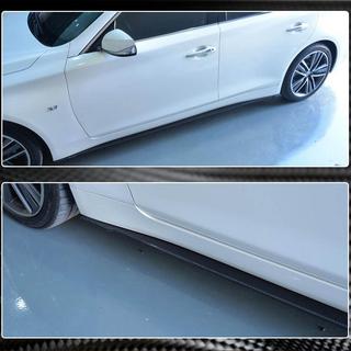 Faldones Laterales V2 (para Q50, Carbono) Infiniti Q50/Q60 2013-2024 foto 4