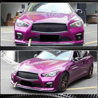 Labio Delantero V1 para Q50 Sport 2014-2017 Carbono Infiniti Q50/Q60 2013-2024 foto 3
