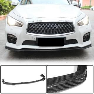 Lip delantero V2 para Q50 Sport 2014-2017 Carbono Infiniti Q50/Q60 2013-2024 foto 1