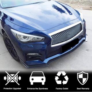 Lip delantero V2 para Q50 Sport 2014-2017 Carbono Infiniti Q50/Q60 2013-2024 foto 2