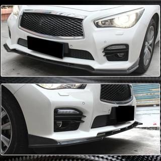 Lip delantero V2 para Q50 Sport 2014-2017 Carbono Infiniti Q50/Q60 2013-2024 foto 4