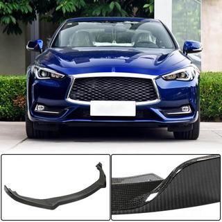 Lip delantero V1 para Q60 2016-2022 Carbono Infiniti Q50/Q60 2013-2024 foto 1