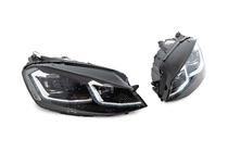 Volkswagen Golf 7/E-Golf 2012-2020 Faros delanteros con módulos Silver FullLed Style (2012-2017, juego de 2) foto 5
