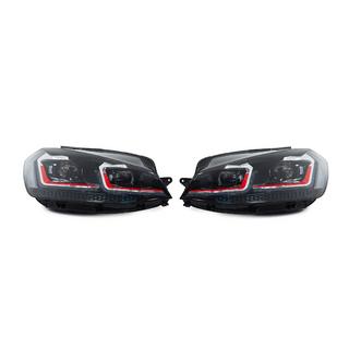 Faros Delanteros Red (2017-2020, 2 uds) Volkswagen Golf 7/E-Golf 2012-2020 foto 2