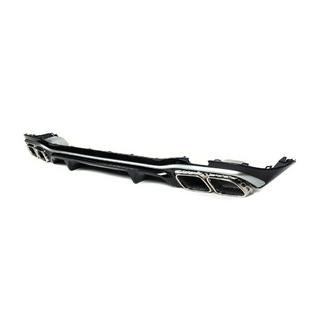 Difusor trasero con colas de escape E63-Desgin Silver (para AMG/AMG-Line 2020-2024) foto 4