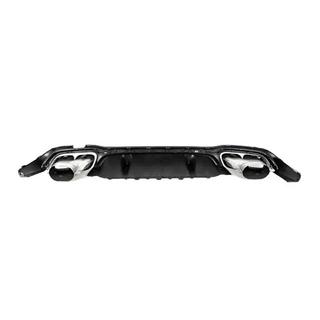 Difusor trasero con colas de escape E63-Desgin Silver (para AMG/AMG-Line 2020-2024) foto 2
