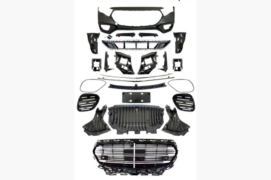 Mercedes E-class W214 2023- Parachoques delantero estilo W223 AMG-Line Foto 3