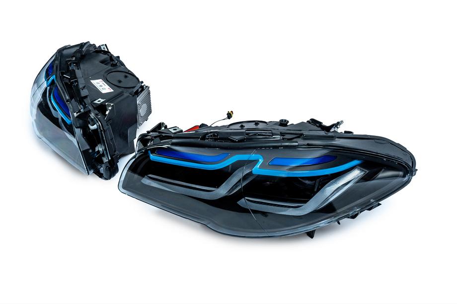BMW 5 Series F10/F11 2010–2016 Faros delanteros Full LED G30 Laser estilo LCI (2013-2016, 2 uds.) Foto 2