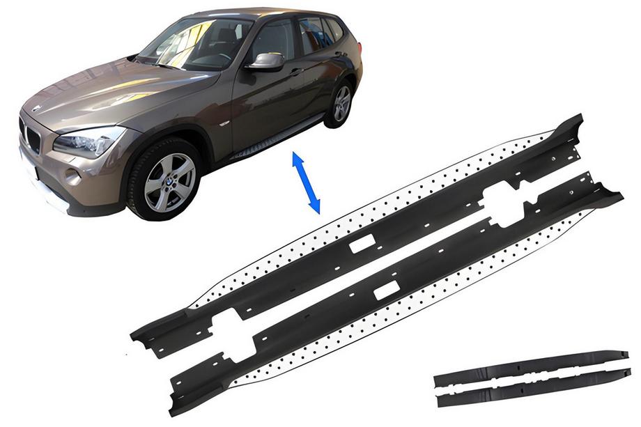 BMW X1 E84 2009-2015 Estribos originales (2 uds, aluminio) Image