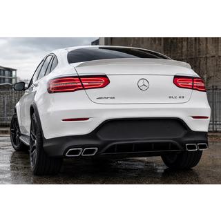 Difusor Trasero con Salidas Plateado (Diseño AMG63) foto 2