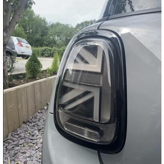 Pilotos traseros LED estilo Union Jack Black (2 uds) Mini Cooper F55/56/57 2014-2023 foto 1