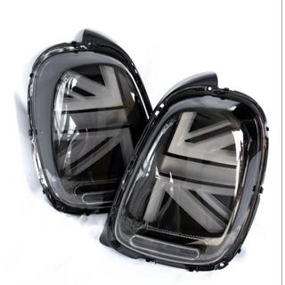 Pilotos traseros LED estilo Union Jack Black (2 uds) Mini Cooper F55/56/57 2014-2023 foto 2