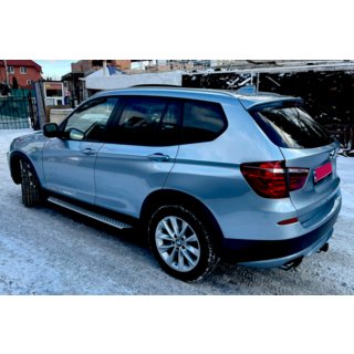 Estribos Originales V1 (2 uds, Aluminio) BMW X3 F25 2011-2018 foto 3