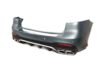 Mercedes GLE/ML class W166 2011-2018 Parachoques trasero con difusor GLE63 AMG (para GLE) foto 3