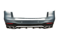 Mercedes GLE/ML class W166 2011-2018 Parachoques trasero con difusor GLE63 AMG (para GLE) foto 1