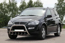 SsangYong Kyron 2005-2014 Defensa Delantera WT003 (Acero Inoxidable) foto 5