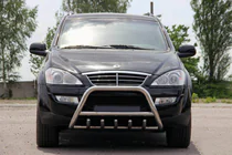 SsangYong Kyron 2005-2014 Defensa Delantera WT003 (Acero Inoxidable) foto 4