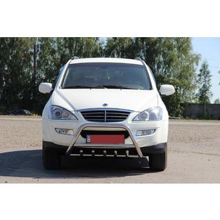 Defensa Delantera WT003 (Acero Inoxidable) SsangYong Kyron 2005-2014 foto 2