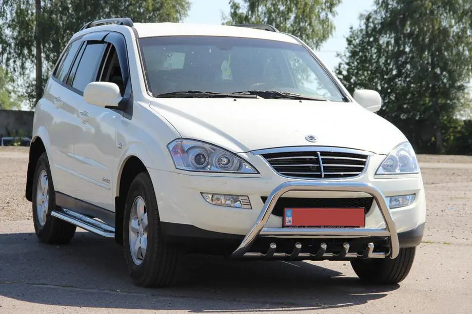 SsangYong Kyron 2005-2014 Defensa Delantera WT003 (Acero Inoxidable) Image