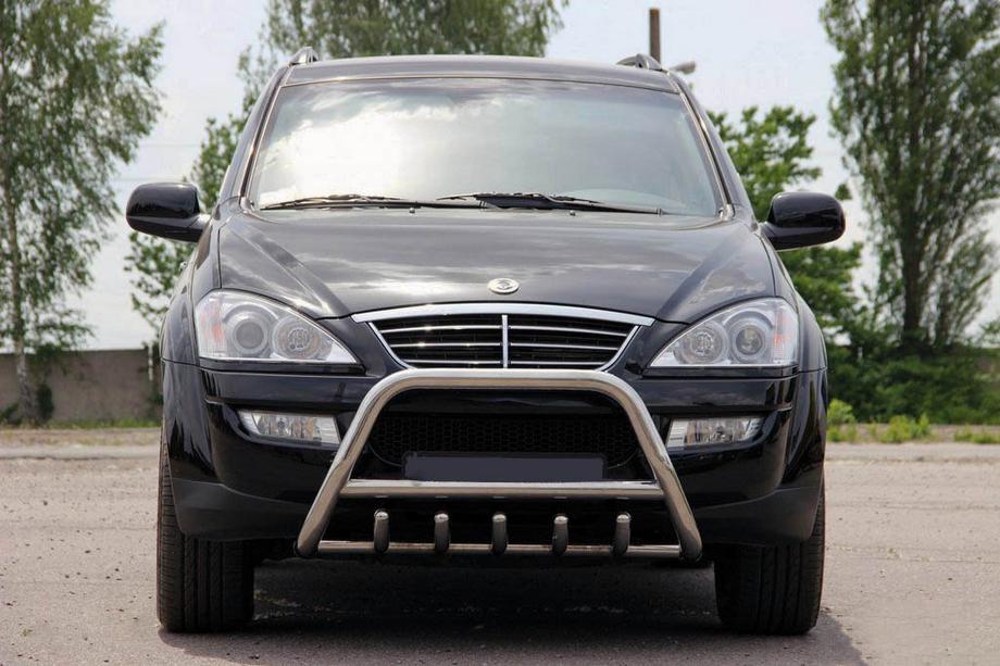 SsangYong Kyron 2005-2014 Defensa Delantera WT003 (Acero Inoxidable) Foto 4