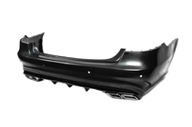 Mercedes E-class W212 2009-2016 Parachoques trasero con difusor E63 AMG (2013-2016) foto 3