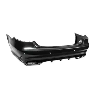 Parachoques trasero con difusor E63 AMG (2013-2016) foto 2