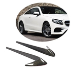 Mercedes E-class W213 2016-2023 Cubiertas de aletas delanteras de carbono foto 2