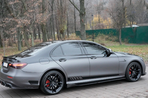 Mercedes E-class W213 2016-2023 Cubiertas de aletas delanteras de carbono foto 5
