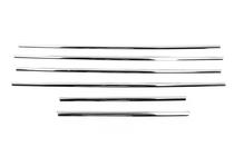 Toyota Land Cruiser 200 2007-2021 Molduras de ventana (6 uds, acero inoxidable) Carmos - Acero Inoxidable Turco foto 5