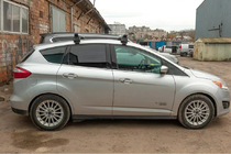 Ford C-Max/Grand C-Max 2010-2019 Barras de techo para techo liso (2 uds, Asaf V4) foto 13