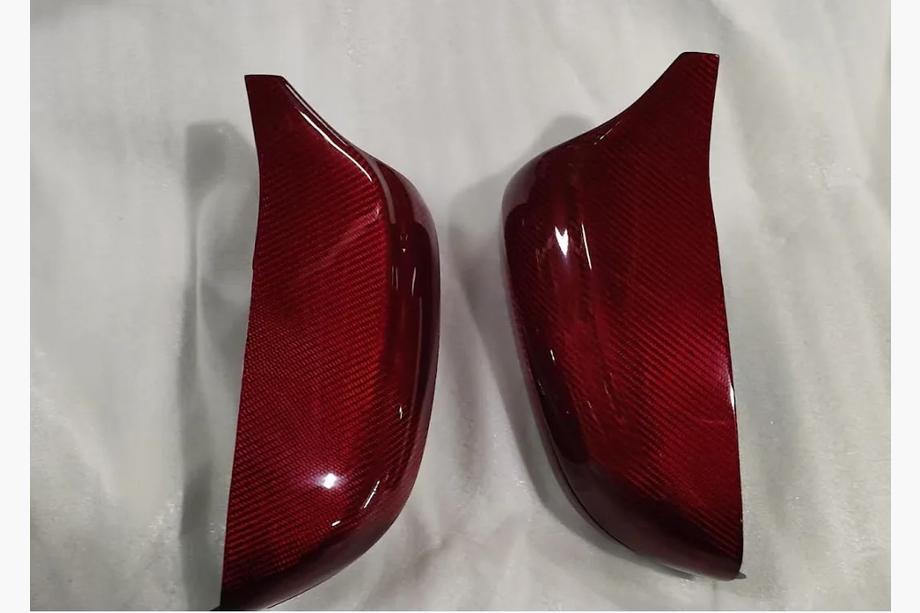 BMW 4 Series G22/23/26 2020- Cubiertas de Espejos M-Look (Carbono Rojo) Image